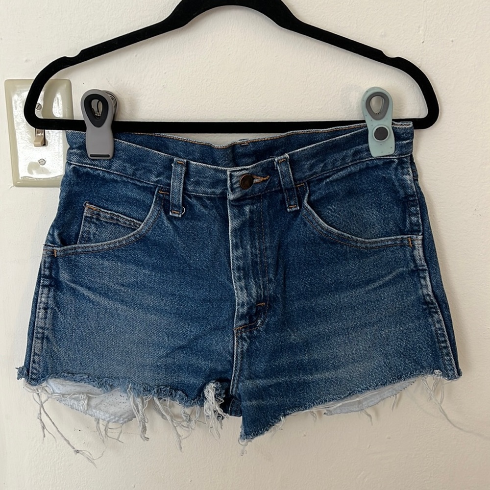 Distressed Jean Shorts